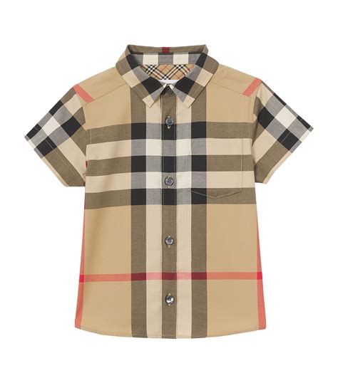 burberry boys shirt|authentic boys burberry shirt.